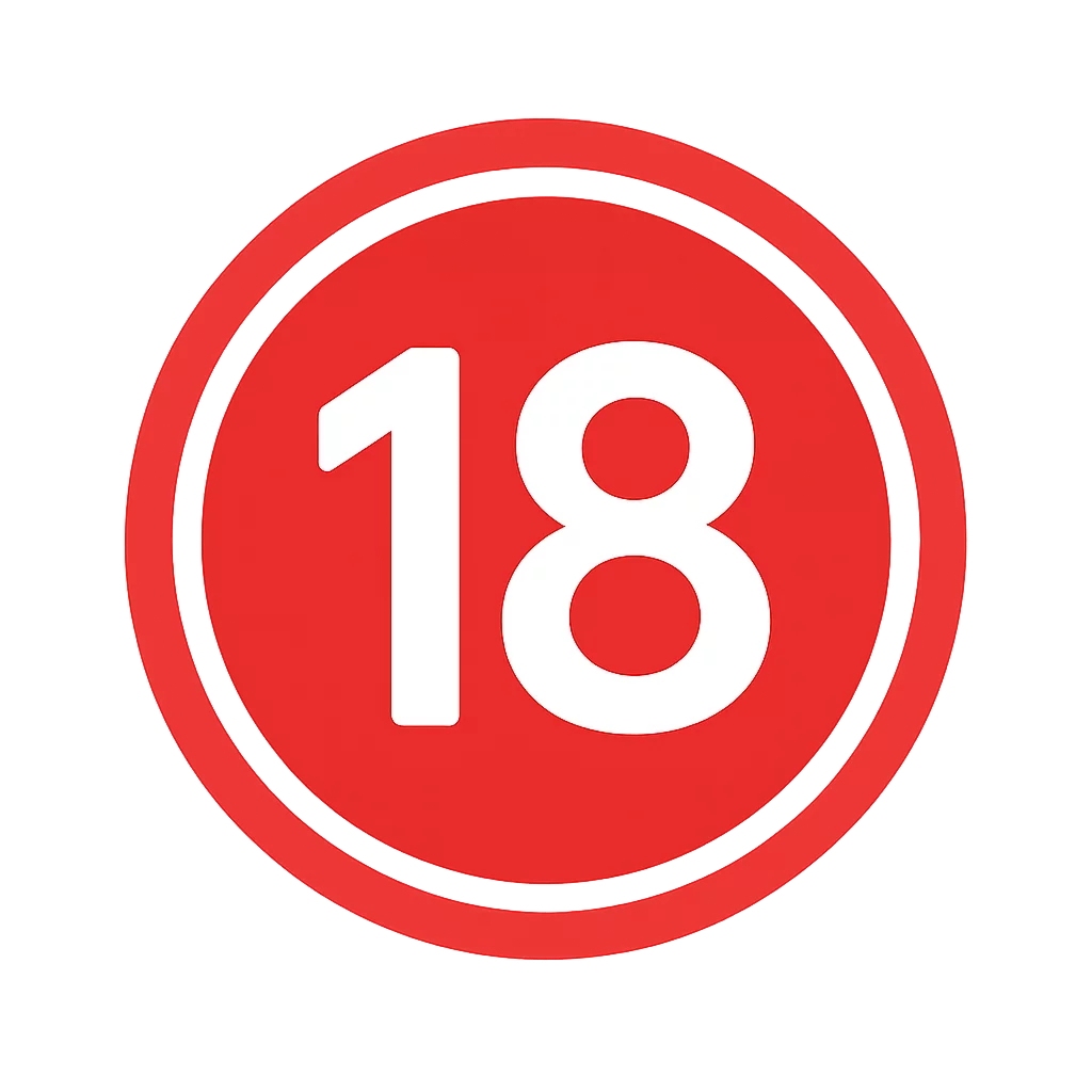 18 Plus Warning
