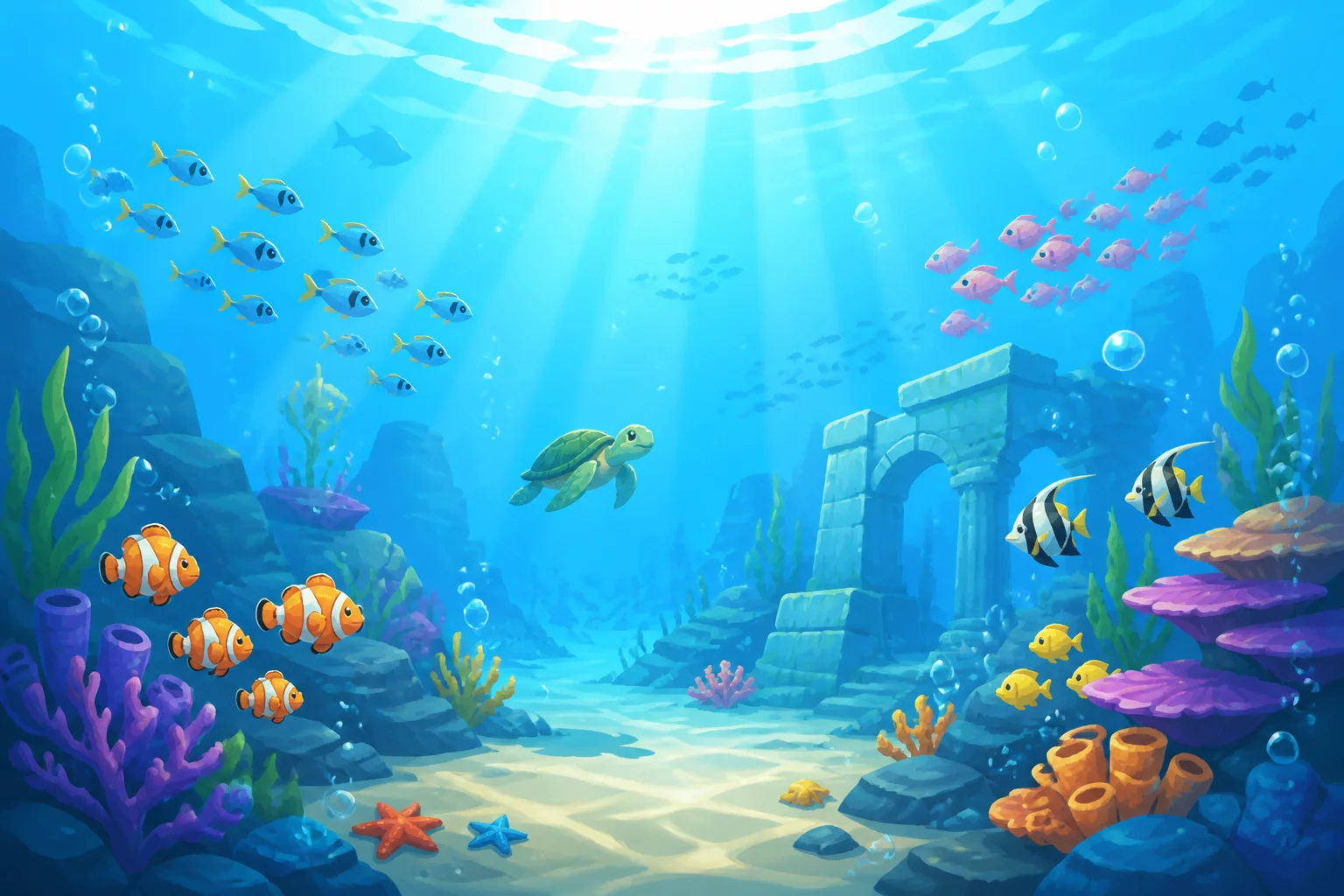 Fishing background